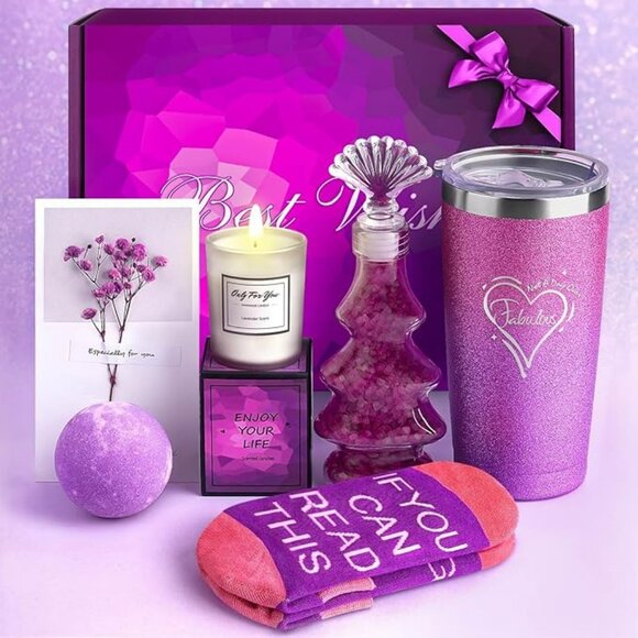 NEW Relaxing Spa Gift Basket Set for Women Who Have Everything - Picture 1 of 7